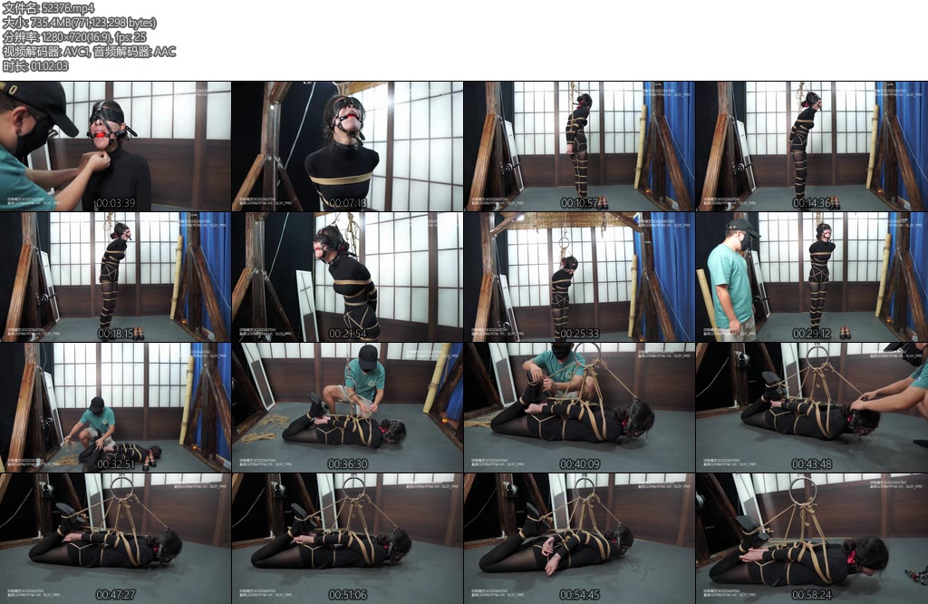 [试炼原创] 表妹的好奇心开工作室被表妹发现硬是要来体验鼻勾蒙眼马具口球直臂股绳并腿踮脚强制仰头超多口水后悔嚎叫-丝依依