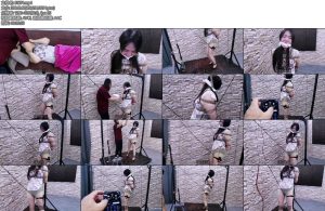 [飞天原创] 无赖女欠帐不还被追帐人用郊狼电击电动股绳和发电机大电流将其活活地折磨晕死过去-丝依依