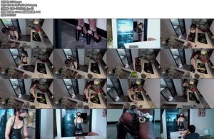 [Raymond] 艰难的小厨娘穿戴着奇怪又难受的装扮做饭R夹脚钉高跟带刺胸罩束腰-丝依依