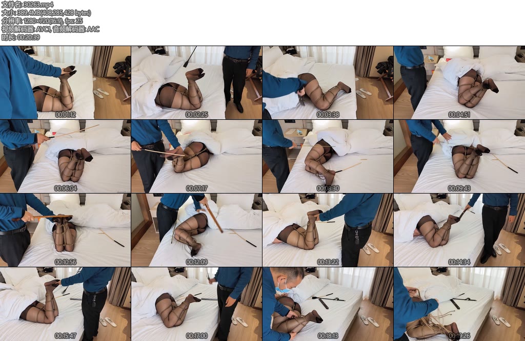 [雨辰原创] 黑丝绑缚SP打脚心手黑-丝依依