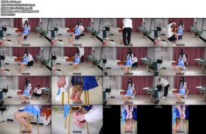 [心悦艺束] 心悦 大二学姐西施cos束缚体验椅背欧式驷马两只小脚悬在椅子下面不停错动挣扎-丝依依