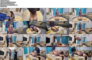 [李大侠] 佳佳紫色旗袍调叫-丝依依