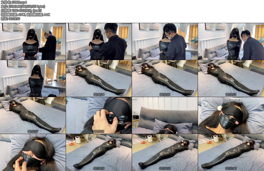 [默示录] 缚艺录黑色胶带的半全包简单的呼吸限制加上震动小萌的GC来的很快-丝依依