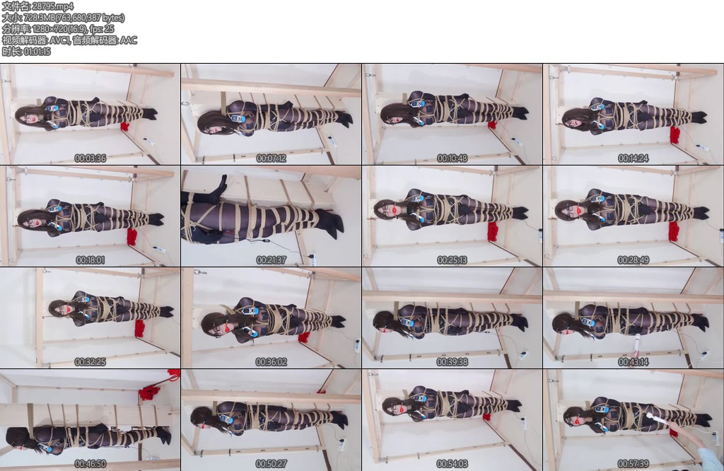 [亚洲绳艺] 伪娘绳奴潇潇伪娘潇潇体验超紧捆绑放置调教-丝依依