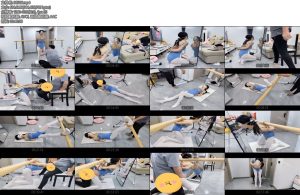 [欢乐谷] 体操尤物的末日深度版 一名正在练习体操的美女其实是一直奴性十足的狗。他正在迎接主人的到来，-丝依依