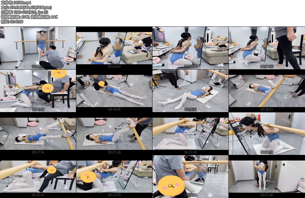 [欢乐谷] 体操尤物的末日深度版 一名正在练习体操的美女其实是一直奴性十足的狗。他正在迎接主人的到来，-丝依依