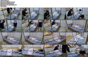 [新月原创] 彩依玉箫宿舍绑床蒙眼堵嘴强烈挣扎气喘吁吁女大学生lolita白丝-丝依依