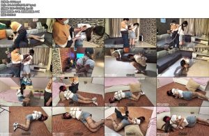 [星星之火] 精致后高手惩罚日式蛇搏马具扣球蒙眼雨斐为了躲避债主躲在家里债主还是找上了门把她掐晕制伏-丝依依