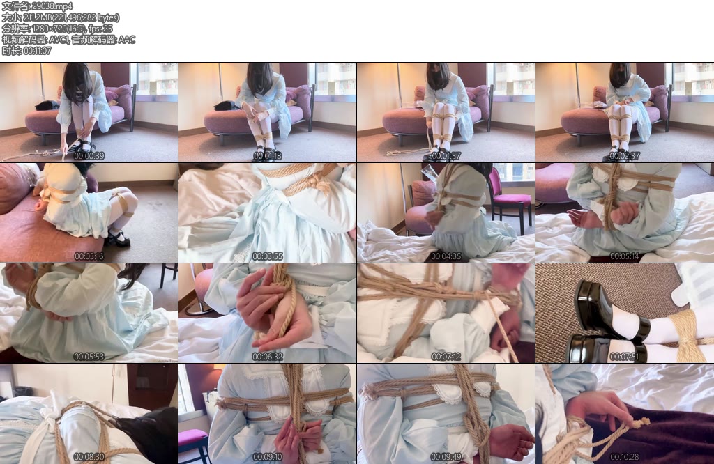 [亚洲绳艺] 伪娘诺诺大小姐的贴身女仆应聘-丝依依