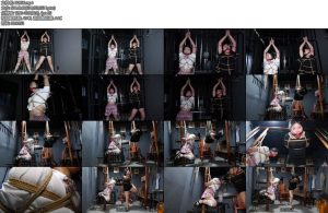 [胜景影视] 戴超大口球双女M固定吊缚-丝依依