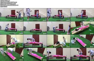 [半岛束艺] 惊艳旗袍木凳蛇缚，哭得邻居差点报警~佐伊-丝依依