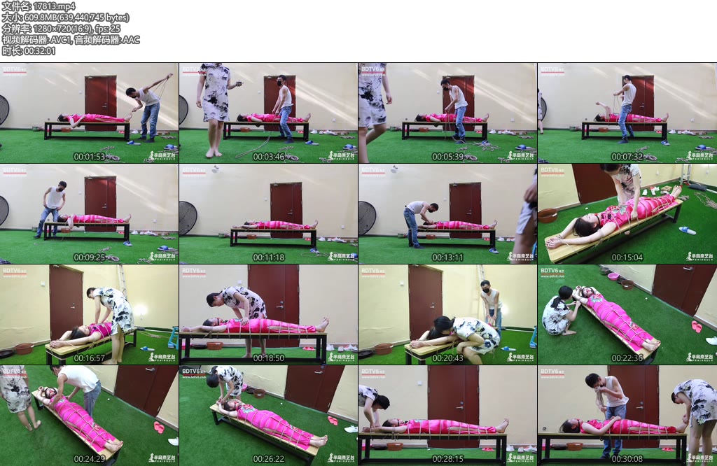 [半岛束艺] 惊艳旗袍木凳蛇缚，哭得邻居差点报警~佐伊-丝依依