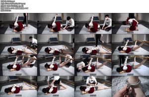 [涵涵原创] 欧式直臂反吊，口球一戴上，口水就开始哗哗直流，再分腿吊]强震墙高刺激-丝依依