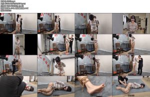 [随心原创] 杨蕊紧缚的口水五花紧缚全身捆绑弯腰驷马止不住的口水紧勒的股绳-丝依依