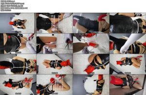 [冬楚楚原创] 360°无死角束缚记录笔记（第六期）众筹大制作肛勾勾蜜穴双脚活动束缚根本不敢用力挣扎-丝依依