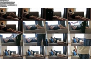 [玩绳男孩] 实习医生妹子沙发捆绑堵嘴被非礼两段视频加一个大三妹子视频-丝依依