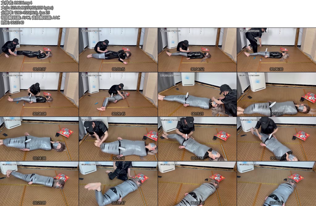 [御仙原创] 性感皮衣加胶带全包闭口封闭SP快乐棒-丝依依