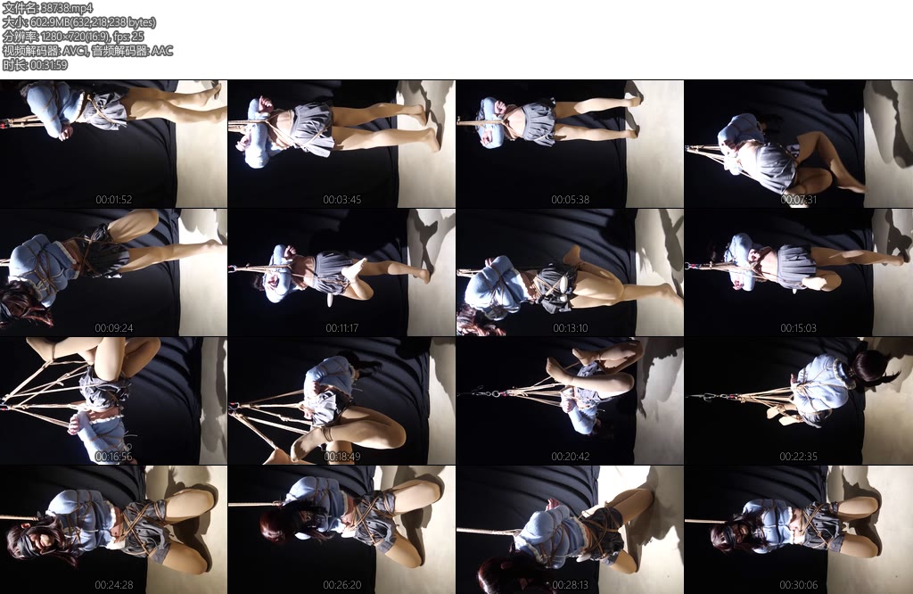 [小新原创] 小新的极限驷马吊缚跪缚X_X强制调教和无情放置-丝依依