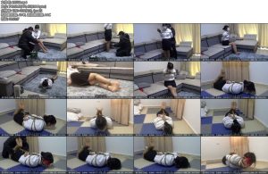 [新月原创] 玉箫制服肉丝女孩被上门推销绳子耐不住好奇尝试被捆绑之后发现对方居然是个贼-丝依依