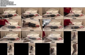 [亚洲绳艺] 桃夭夭（3）黑丝胶带捆绑真空袋拘束呼控zx-丝依依