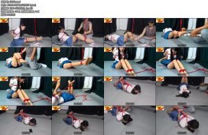 [魅影空间] 绳舞飞扬依依紧缚四马调教发布版美女依依体验肉丝脚玩牌委屈接受TK棒棒振四马调教-丝依依