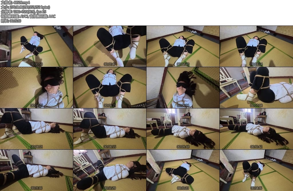 [象人原创] 渎竺川川客户的复刻图委托后手双折腿缚-丝依依