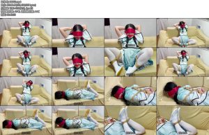 [臭脚妹妹] 西施诗语江南臭脚妹妹第一部cos作品M字开脚口球白一带白丝金属强制开脚-丝依依