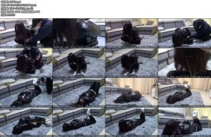 [新月原创] 佳怡可爱白袜拘束衣盘腿驷马打屁股-丝依依