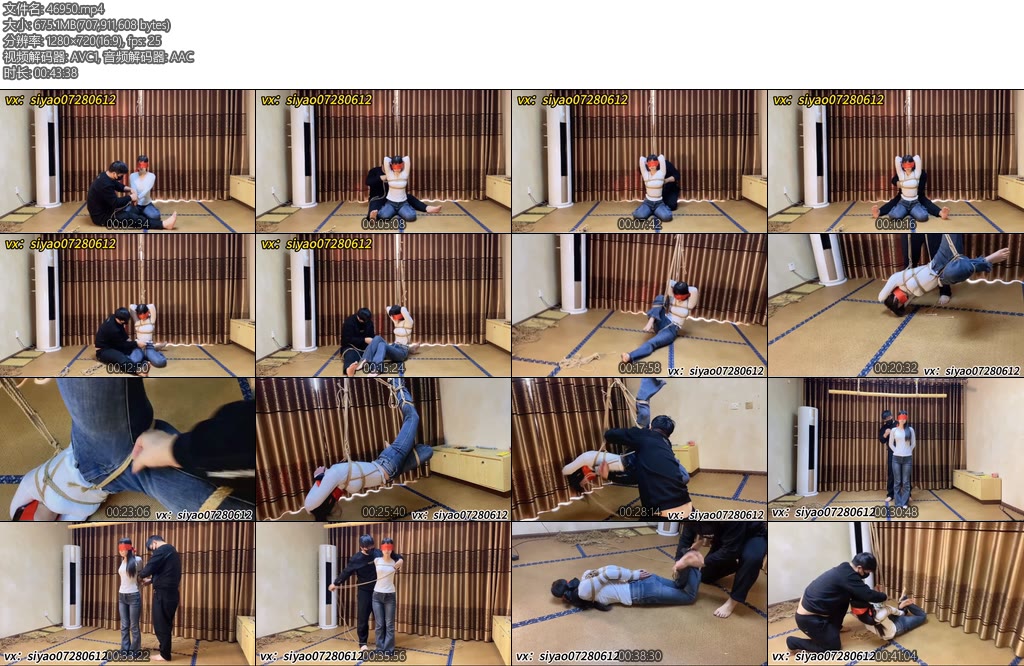 [山鬼原创] 超乖小可爱李思雨身材娇小柔软直臂驷马吊吊起来转圈圈绳缚初体验-丝依依