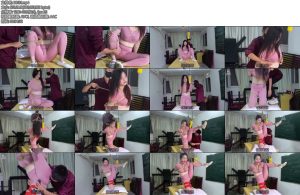 [樱束原创] 瑜伽特训一直无法突破软开拉伸的瑜伽爱好者今天我们就给她来个特殊加训一步到位大腿疼的嗷嗷叫-丝依依