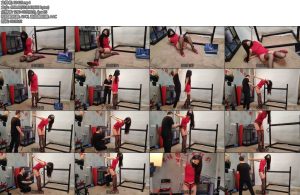 [随心原创] 杨蕊性感包臀裙完美身材复制脖子固定的金属调叫-丝依依