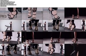 [跑步机] 颈手枷脚镣禁锢的13CM凉高金属GSTD电动BB与跑步机-丝依依