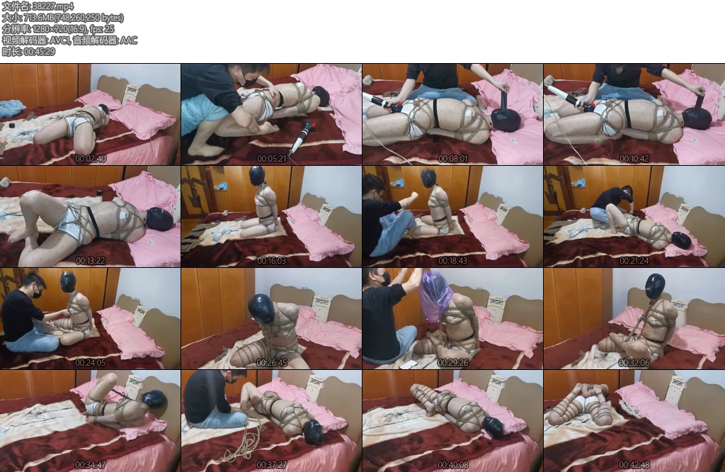 [网友原创] 我的媳妇 159弹连身肉丝奇特捆绑姿势使其痛苦不堪强力电击抽搐强行按压深喉训练-丝依依