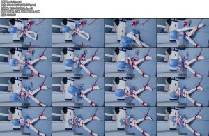 [亚洲绳艺] 天天的大字自缚-丝依依