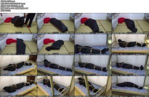 [新月原创] 玉箫入室偷袭装袋挣扎无解后连袋子一起捆绑固定在床上无能狂怒-丝依依