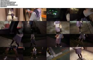 [臭脚妹妹] 户外惊魂2·0万圣节前夕公园椅子大量失禁升级版cha入式玩具外出不能完全遮住玩具的裙子马路上来往的行人与车辆发光黑丝白一带-丝依依