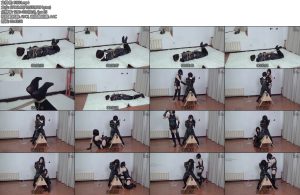 [莉雅原创] 卡尔蜜拉受难记二cosplay紧缚驷马丝袜堵嘴棒子强膏黑丝木马电击蛋蛋多视角-丝依依