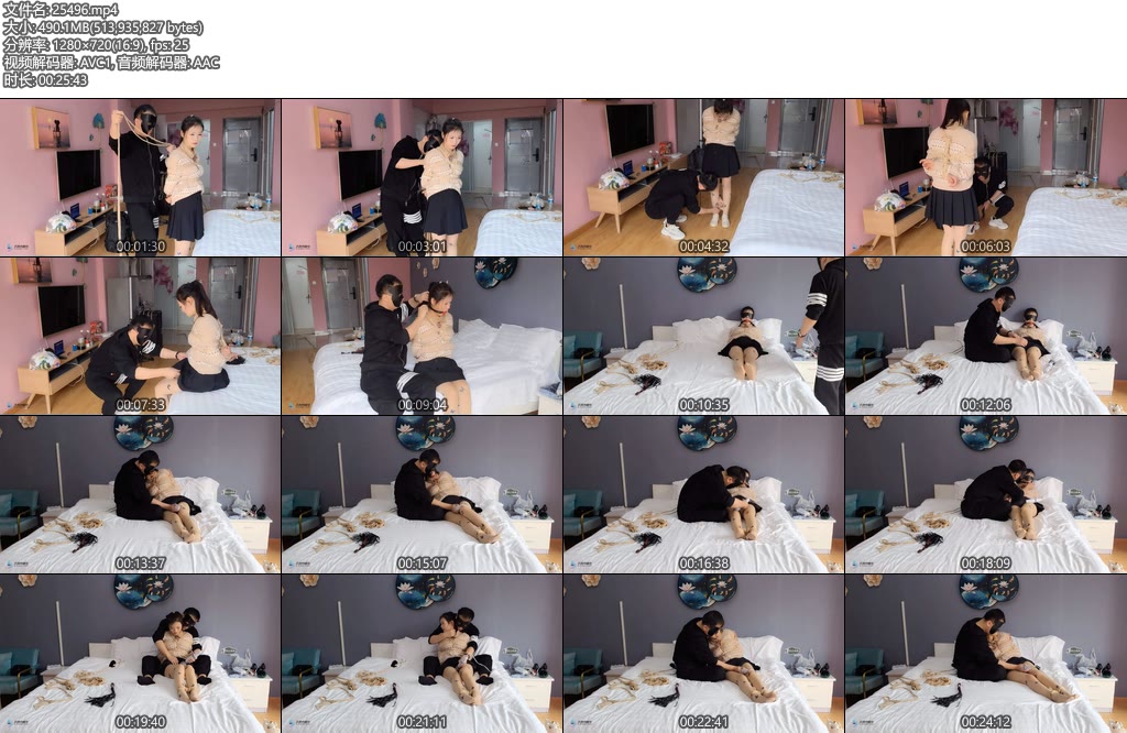 [JS原创] 日式捆绑SP挠痒堵嘴墙纸高超-丝依依