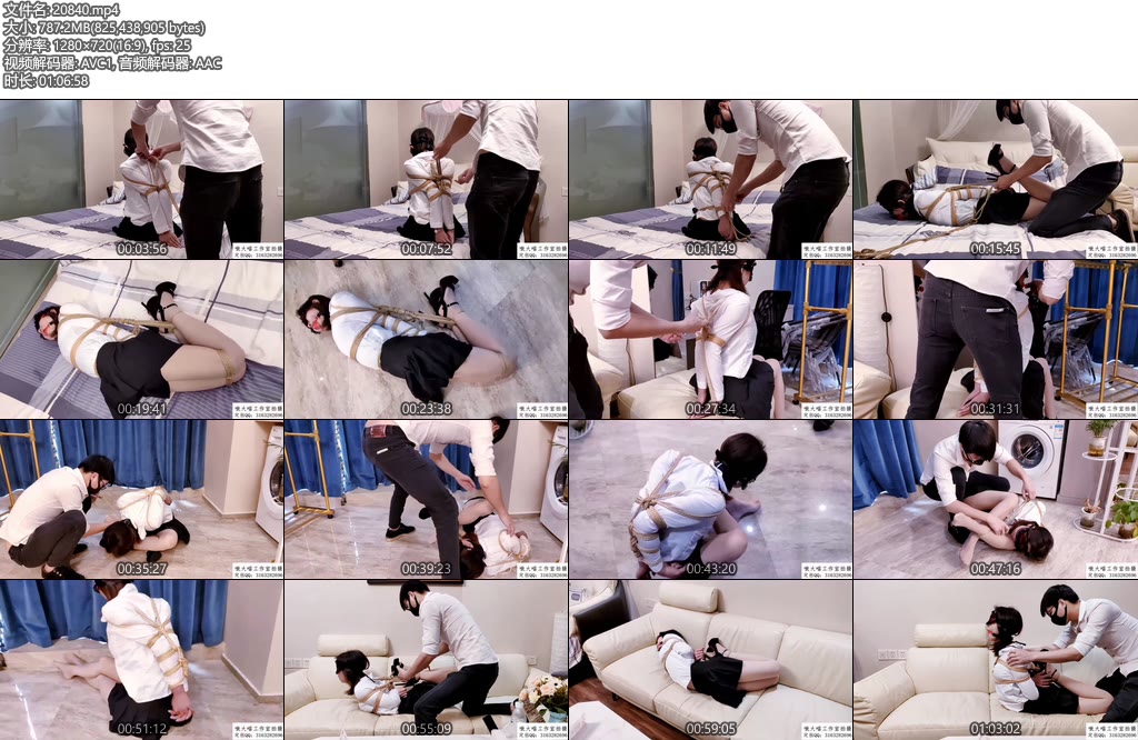 [嗷大喵] 极限紧缚挑战-丝依依