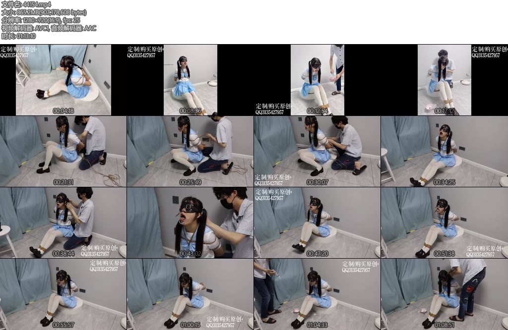 [咕咕精] 咕咕极虐1三向鼻钩扩口器重度颜面破坏鼻孔注射牛奶口中挤柠檬汁口舌烟灰缸强制吸烟重度虐待系列旗舰作品一小时以上-丝依依