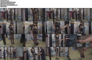 [象人原创] 小0cos宁红叶龙之道15cm防水台高跟颈缚竹竿国定罚站楚楚可怜（上）-丝依依