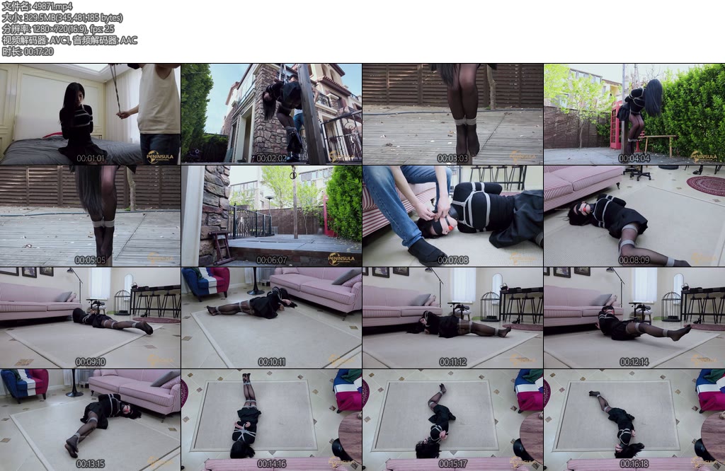 [半岛束艺] 苏子政策性短裙惊魂下-丝依依