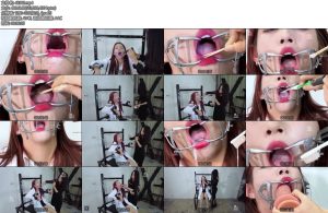 [樱束原创] 牙医谁承想只是来看个牙也能被变态医生深喉折磨病人反击强灌医生迷药用开口器棉签牙刷深喉假Y具调J草莓医生的口腔口水疯狂流出拉丝干呕-丝依依