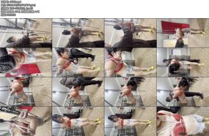 [皖北原创] 皖北绳艺 某手网红吊绑紧缚油亮袜黄色小高跟剧烈挣扎-丝依依