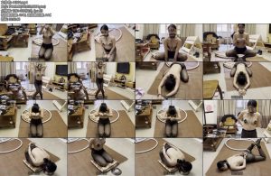 [缚予原创] 你的女神我的狗之超漂亮m阿然狗姿训练调教2乳贴黑丝自缚K9训练踢裆踩踏狗狗喝水阿然把自己锁起来进行狗姿训练-丝依依