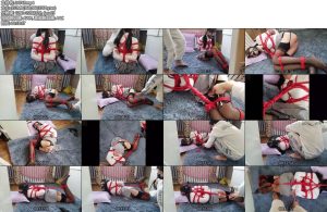 [小九与晴子] 晴九日式紧缚jk吊带黑丝-丝依依