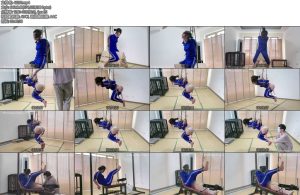 [涵涵原创] (TM) 校服直臂木马分腿吊-丝依依