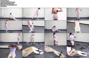[小羽原创] 小零的定拍带上手铐脚拷进行跳绳和仰卧起坐换衣服-丝依依