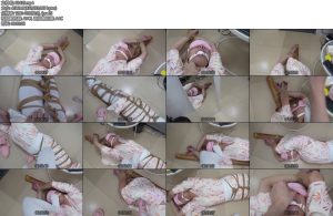 [灵绳原创] 小男娘桃汐被紧密地绑在竹竿上第一人称用白丝玉足挠痒调教让她一次闻个够-丝依依