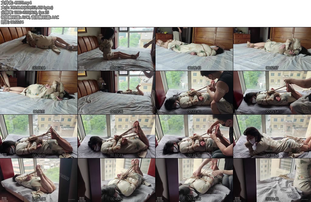 [墨色原创] 思思旗袍窗台驷马放置绑脚脚趾-丝依依